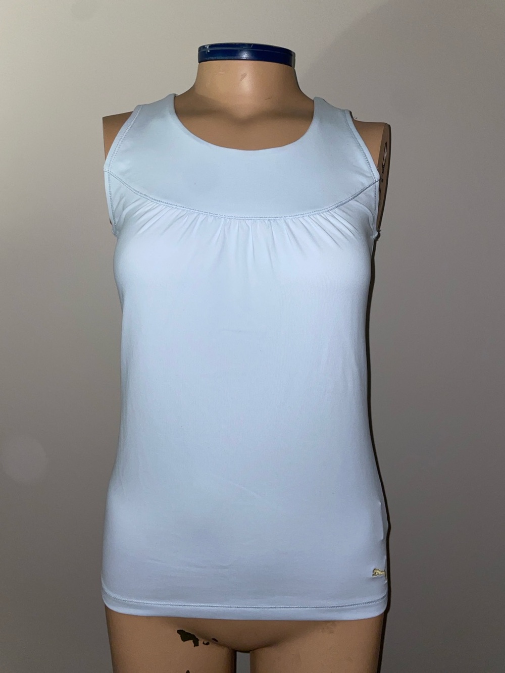 Puma Tank Top Women Medium Light Powder Blue New